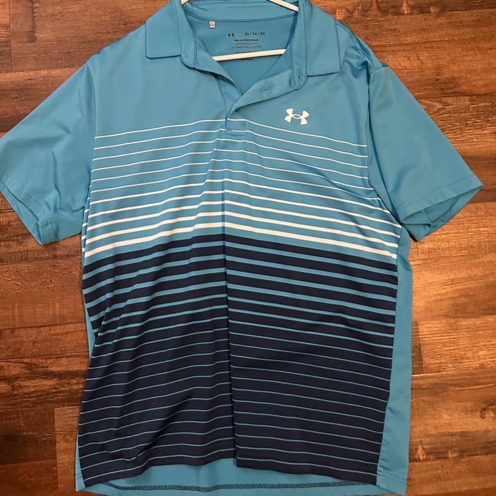 Light Blue Under Armour Polo